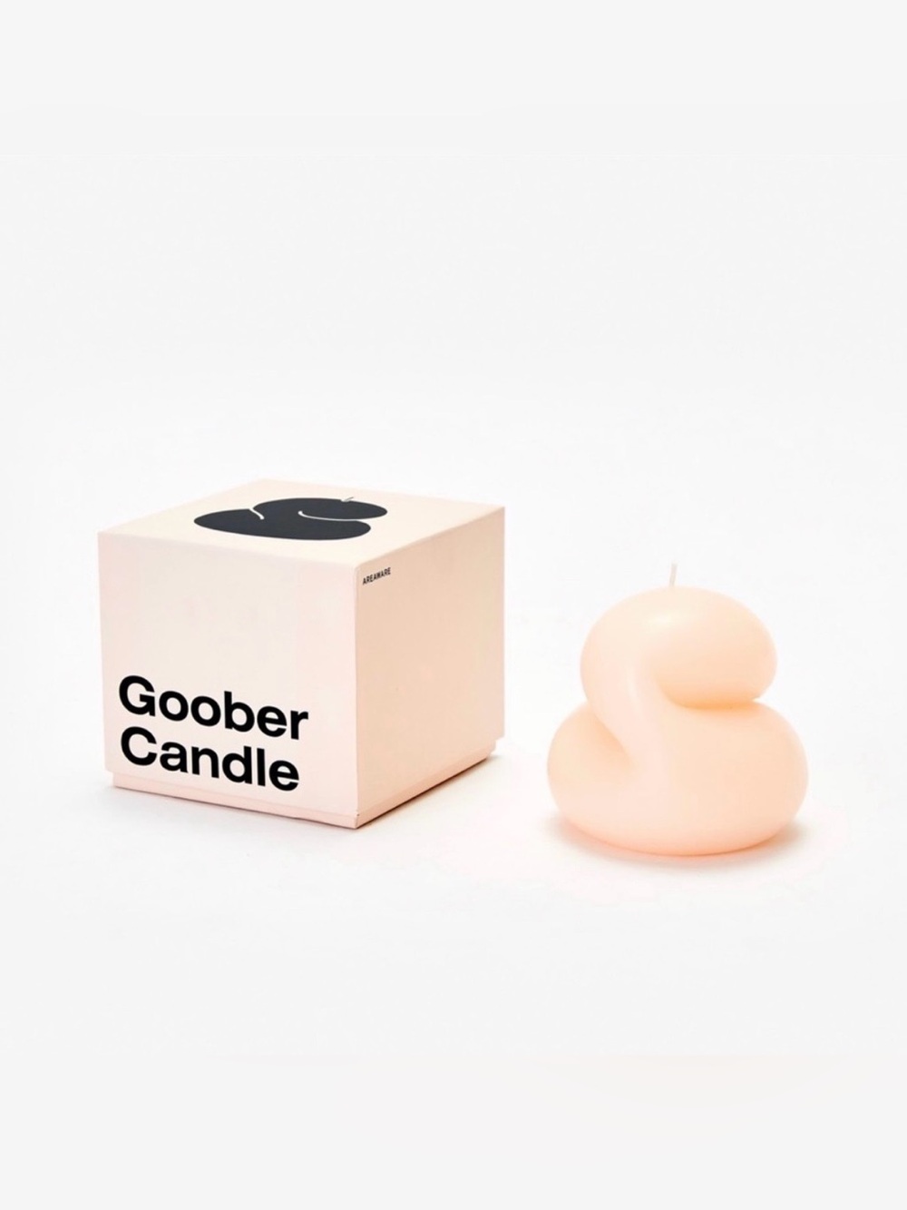 Areaware Goober Candle - Pink, Pillar Candle